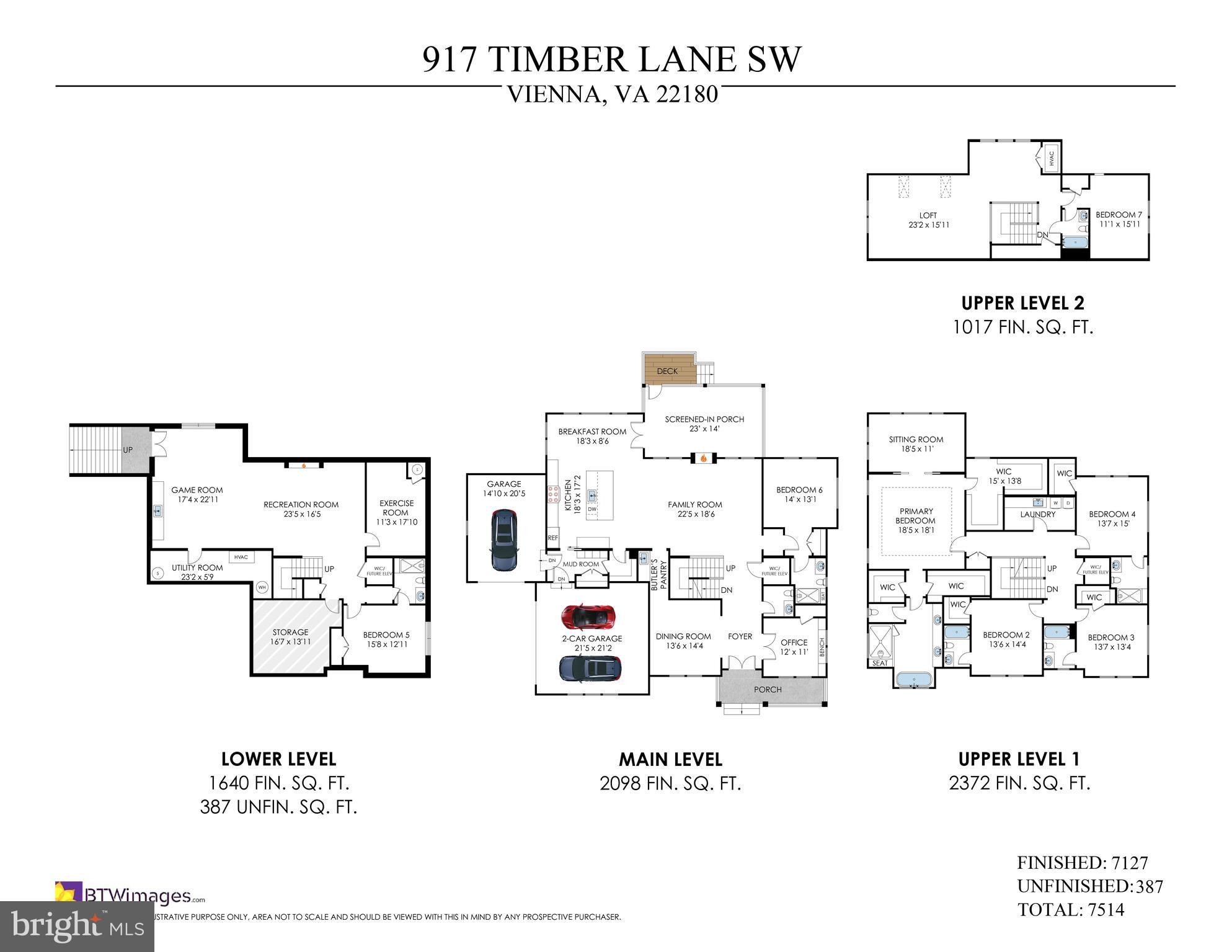 917 Timber Lane Southwest Vienna, VA 22180 - Photo 41 of 41 917 TImber Lane Floorplans