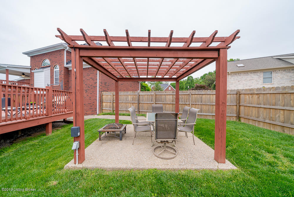 8006 Kellerman Road Louisville, KY 40219 - Photo 16 of 64 15. Outdoor Pergola Dining and firepit a