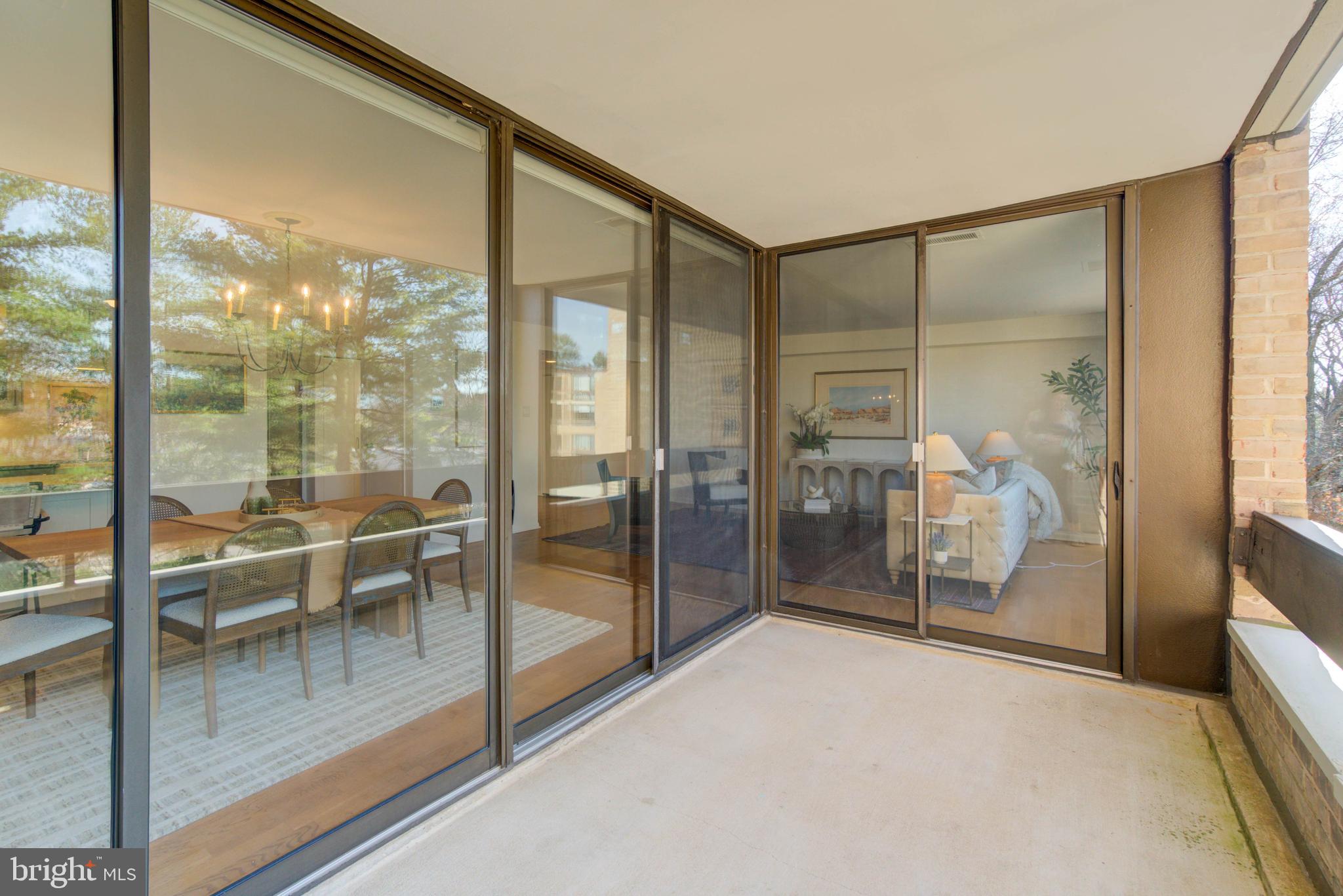 4936 Sentinel Drive, Unit 302 Bethesda, MD 20816 - Photo 20 of 52 Expansive Private Covered Balcony