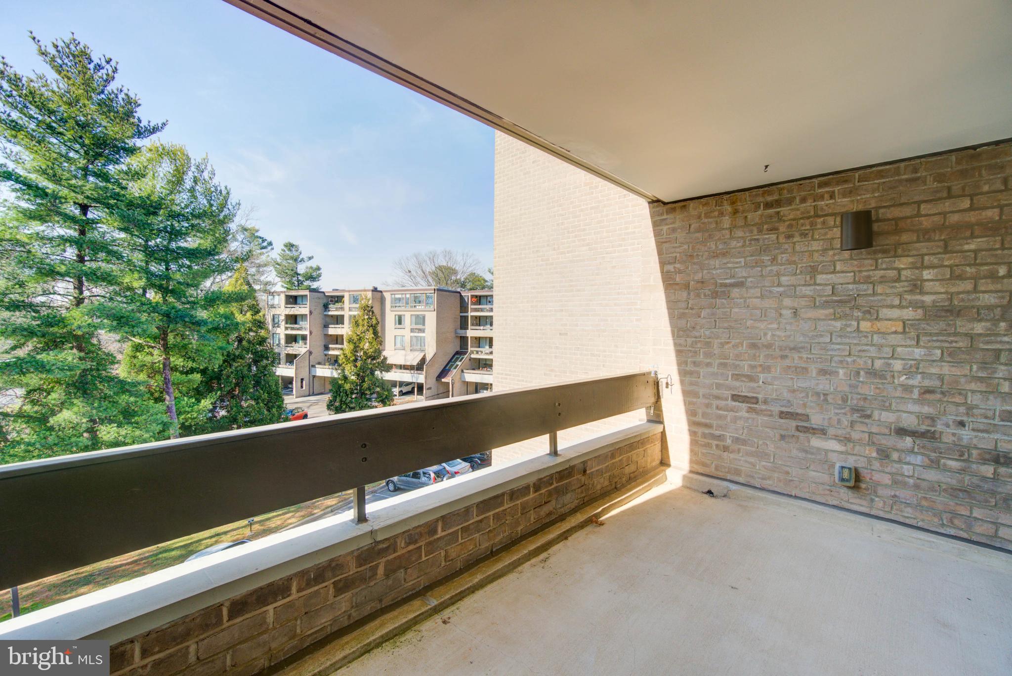 4936 Sentinel Drive, Unit 302 Bethesda, MD 20816 - Photo 21 of 52 Expansive Private Covered Balcony