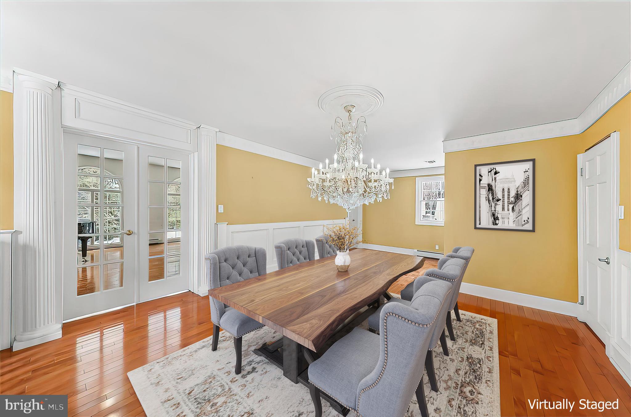 116 Deer Path Chadds Ford, PA 19317 - Photo 11 of 58 Dining room with doors to sunroom