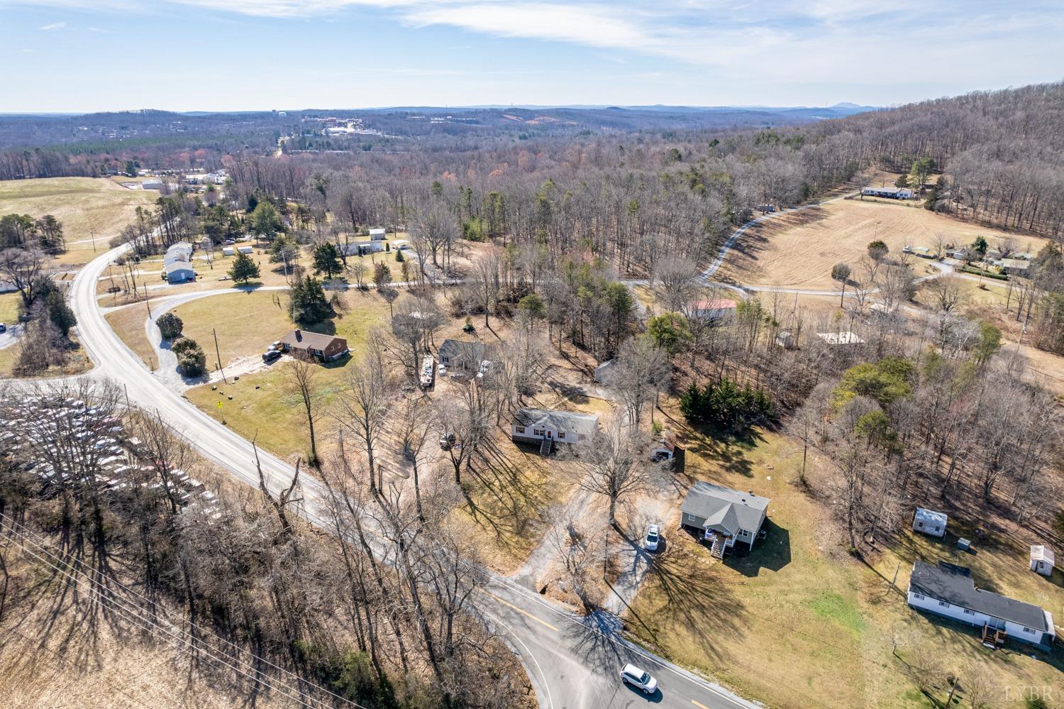 1274 English Tavern Road Rustburg, VA 24588 - Photo 41 of 43 an aerial view of residential house and sandy dunes