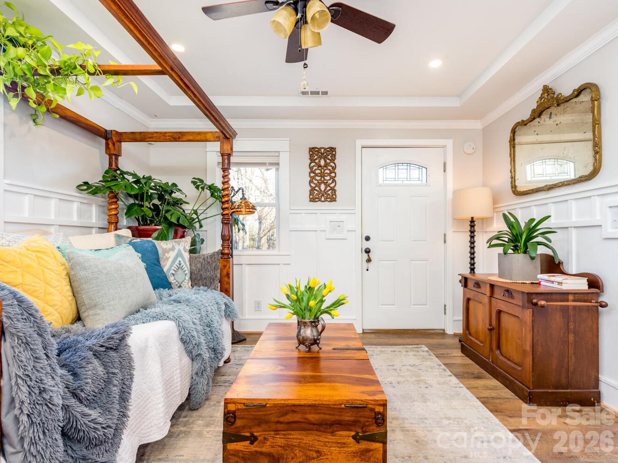 29 White Oak Road Arden, NC 28704 - Photo 5 of 42 a living room with furniture and a potted plant