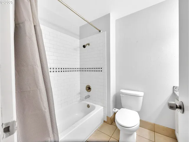 a bathroom with a toilet and a bathtub