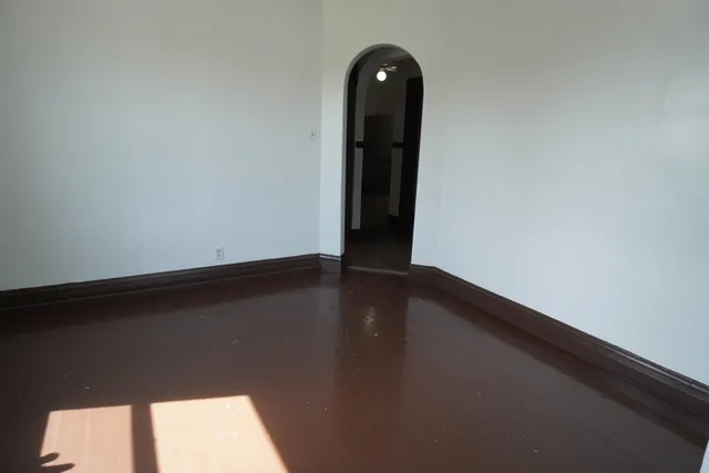 a view of wooden floor in a room