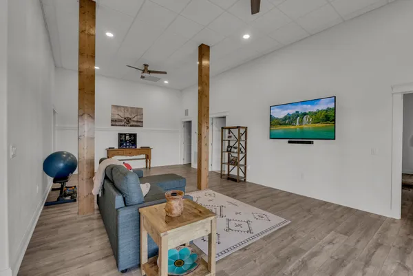 a view of a house with a swimming pool