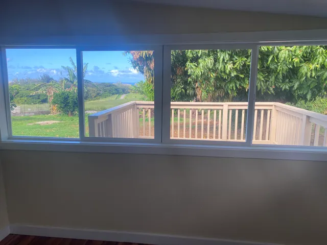 a view of balcony and window