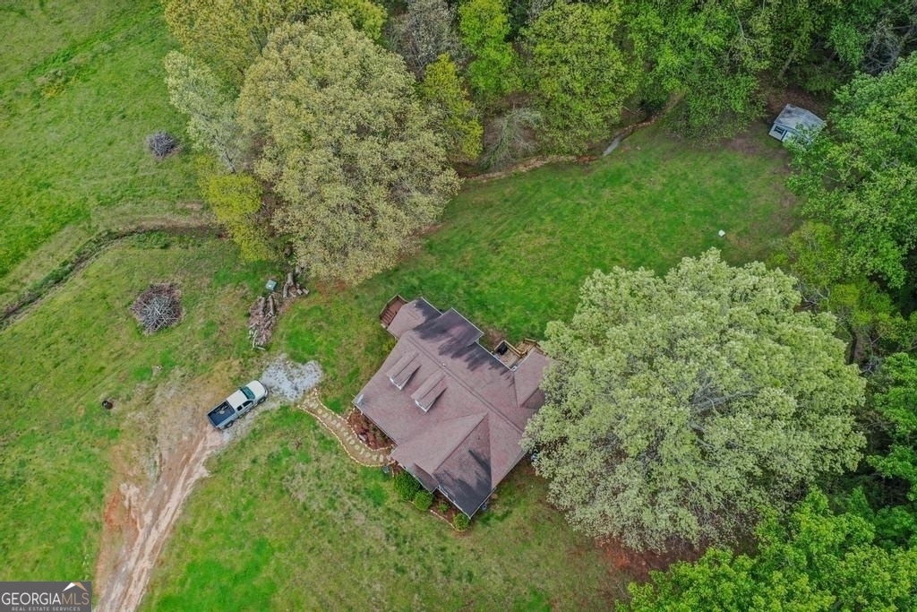 80 Upper Caldwell Road Bowdon, GA 30108 - Photo 32 of 33 an aerial view of a house with a yard