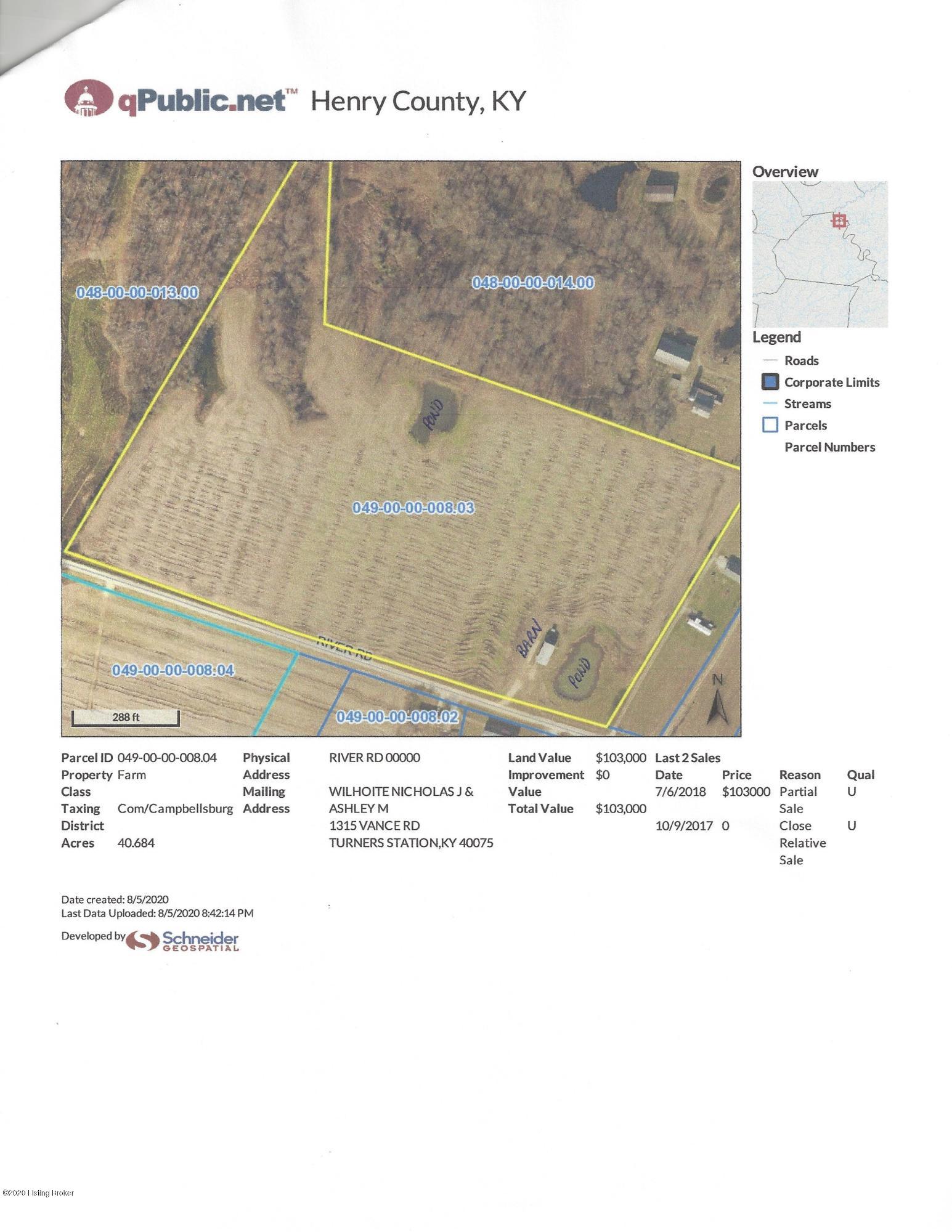 12615 F River Road Turners Station, KY 40075 - Photo 3 of 4 12615-C River Rd PVA aerial jpg