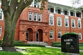 a utility room with closet dryer and washer
