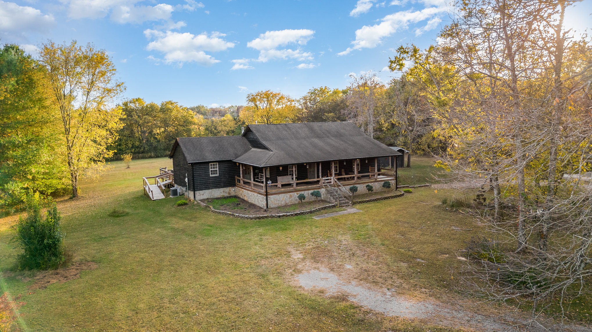 2065 Patterson Cemetery Road Chapel Hill, TN 37034 - Photo 3 of 39 a aerial view of a house with swimming pool table and chairs