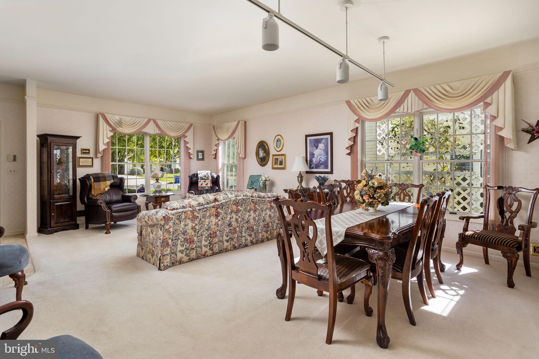 4 Lantern Lane Columbus, NJ 08022 - Photo 14 of 46 a view of a dining room with furniture window and outside view