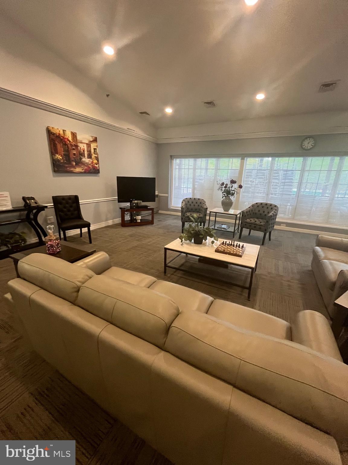 4 Lantern Lane Columbus, NJ 08022 - Photo 44 of 46 a living room with furniture and a flat screen tv