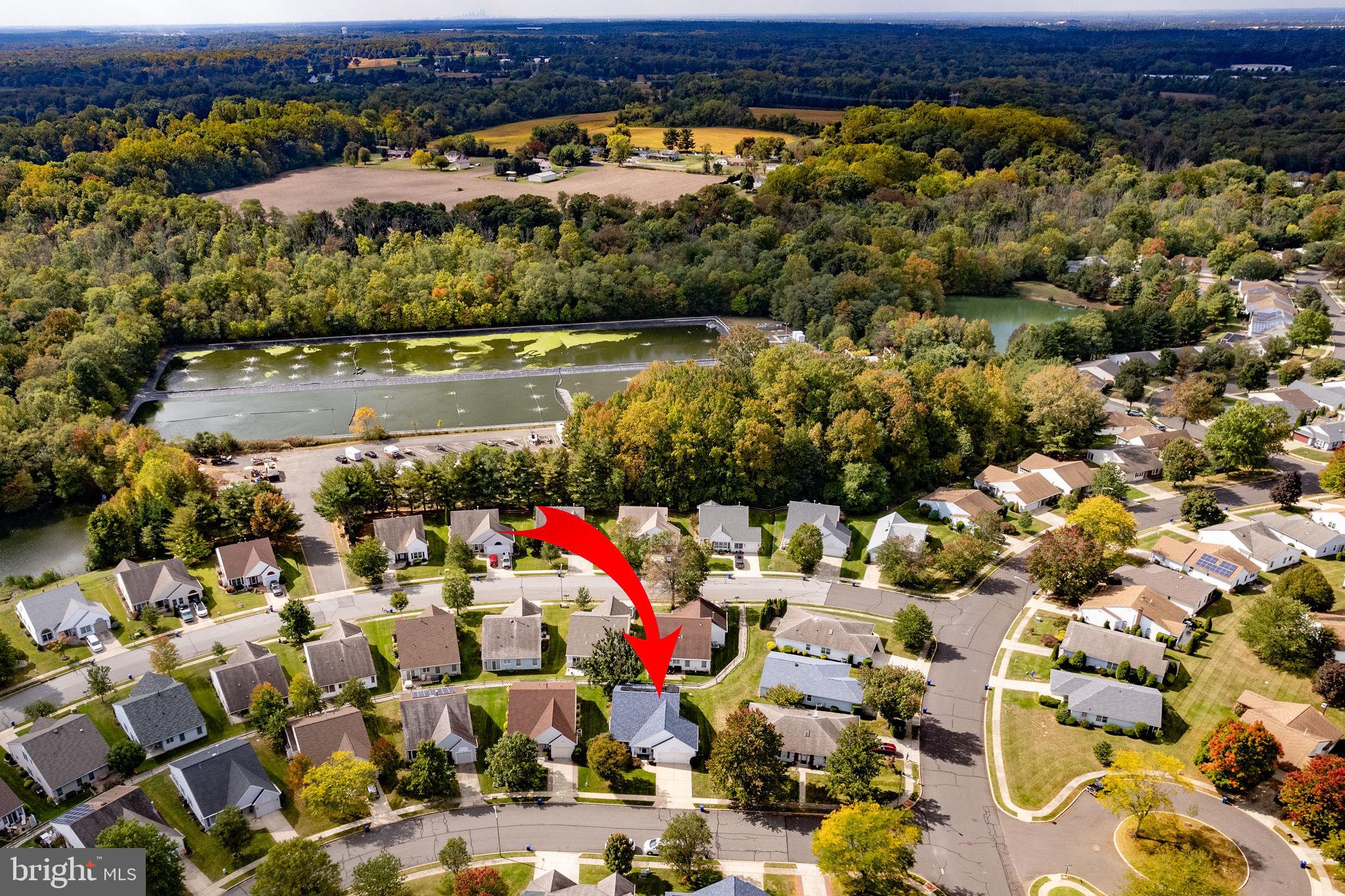 4 Lantern Lane Columbus, NJ 08022 - Photo 7 of 46 an aerial view of residential houses with outdoor space