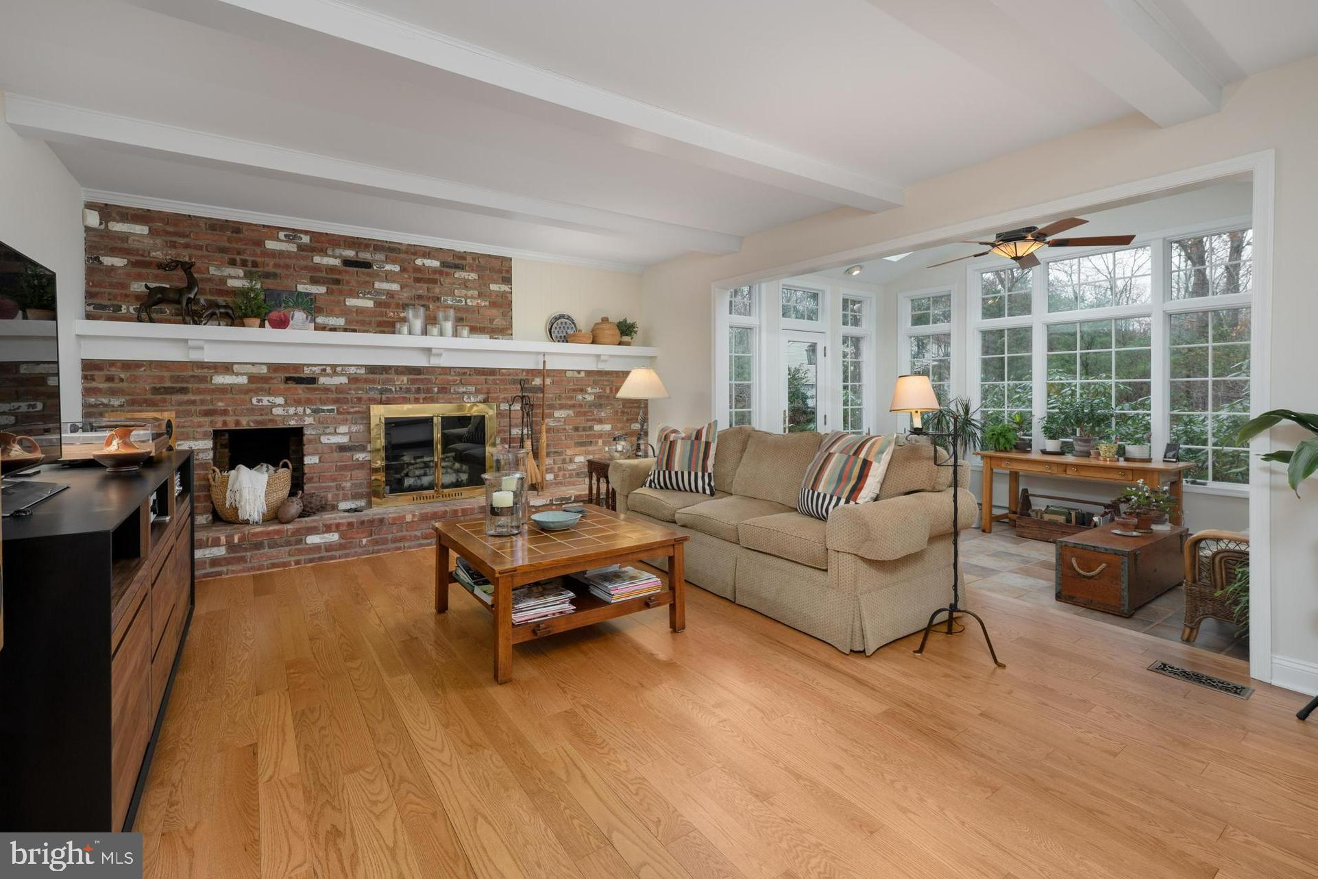 1 Strafford Circle Road Medford, NJ 08055 - Photo 12 of 31 a living room with furniture and a fireplace