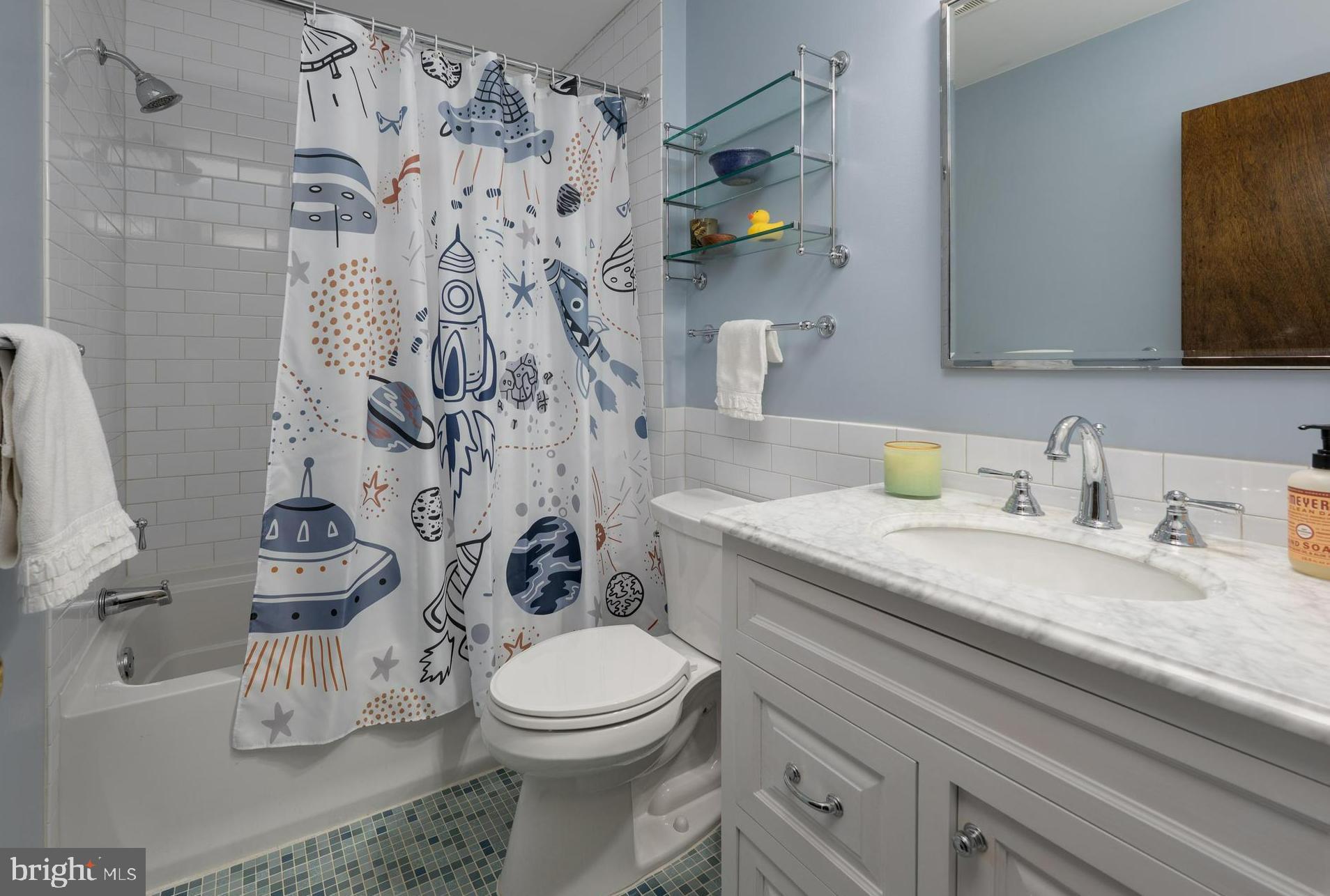 1 Strafford Circle Road Medford, NJ 08055 - Photo 23 of 31 a bathroom with a granite countertop toilet and a sink