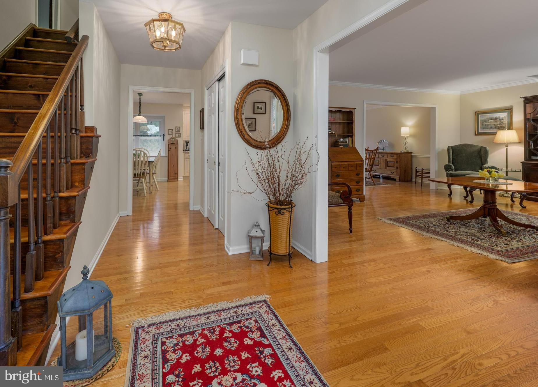 1 Strafford Circle Road Medford, NJ 08055 - Photo 3 of 31 a living room with furniture and a clock