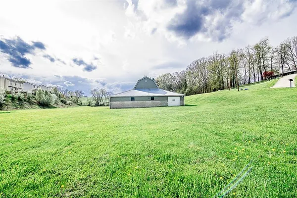 a view of an outdoor space and a yard