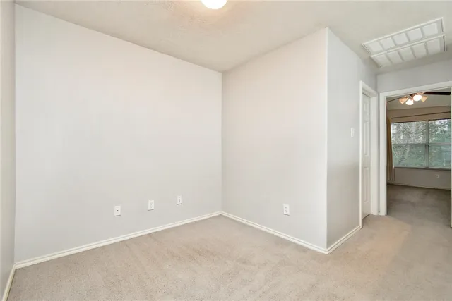 a view of an empty room