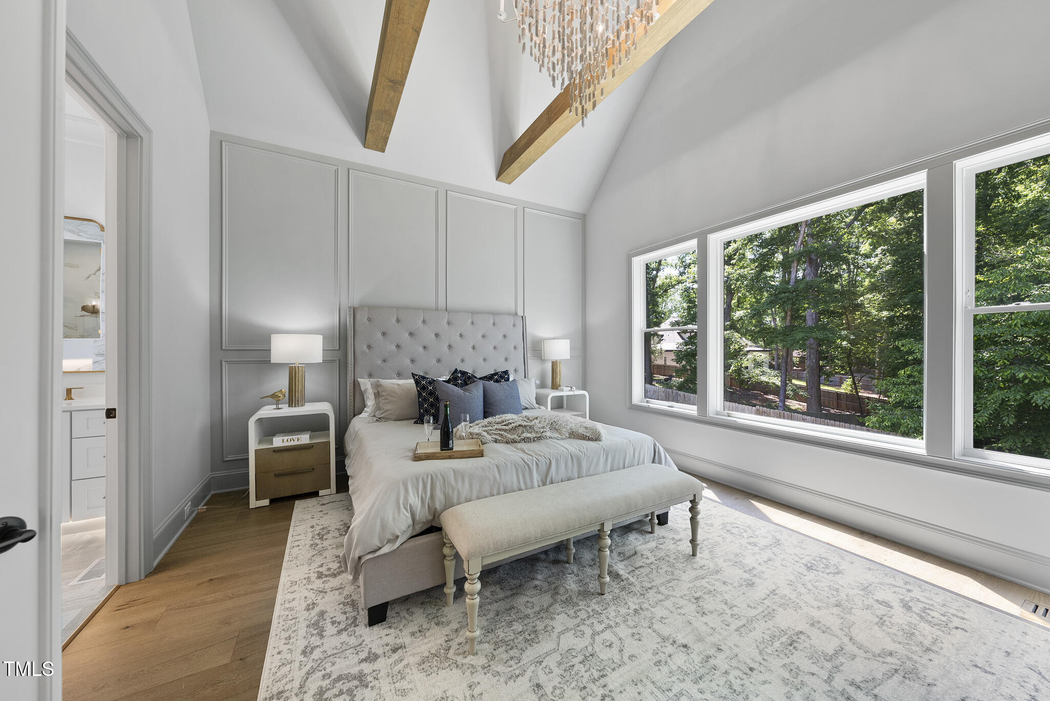 5307 Dixon Drive Raleigh, NC 27609 - Photo 15 of 48 a living room with furniture and a large window