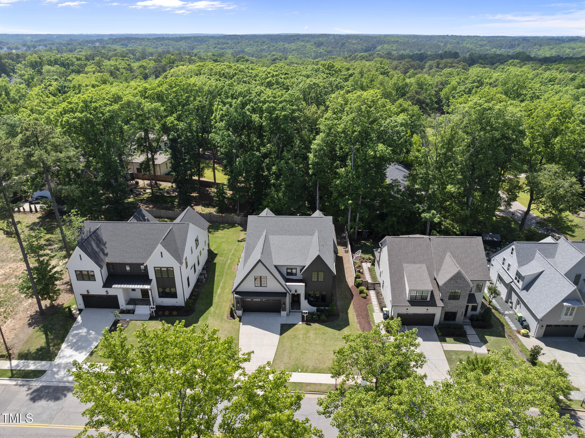 5307 Dixon Drive Raleigh, NC 27609 - Photo 47 of 48 an aerial view of a house with a garden