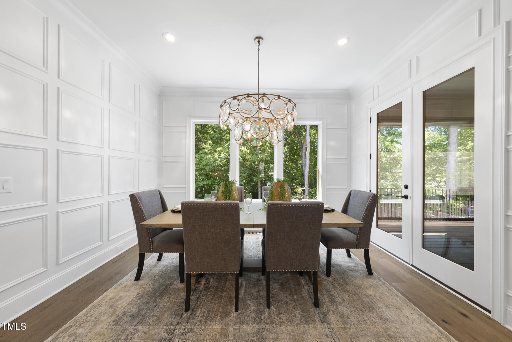 5307 Dixon Drive Raleigh, NC 27609 - Photo 10 of 48 a view of a dining room with furniture window and outside view