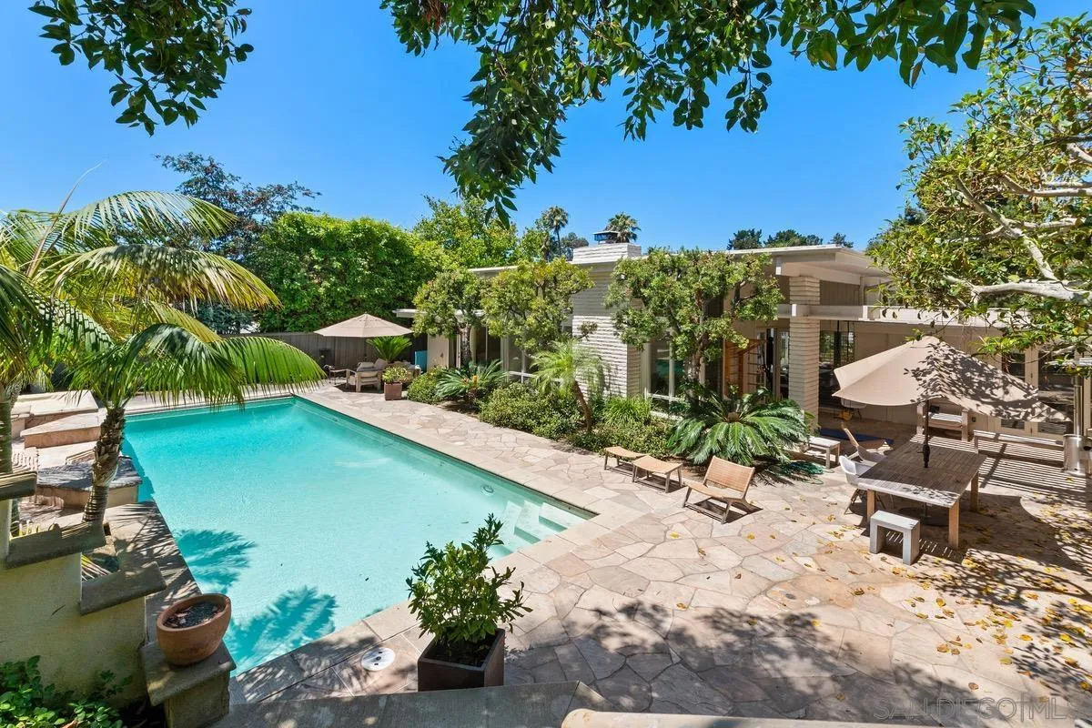 6729 Avenida Andorra La Jolla, CA 92037 - Photo 21 of 27 an aerial view of a house with a garden