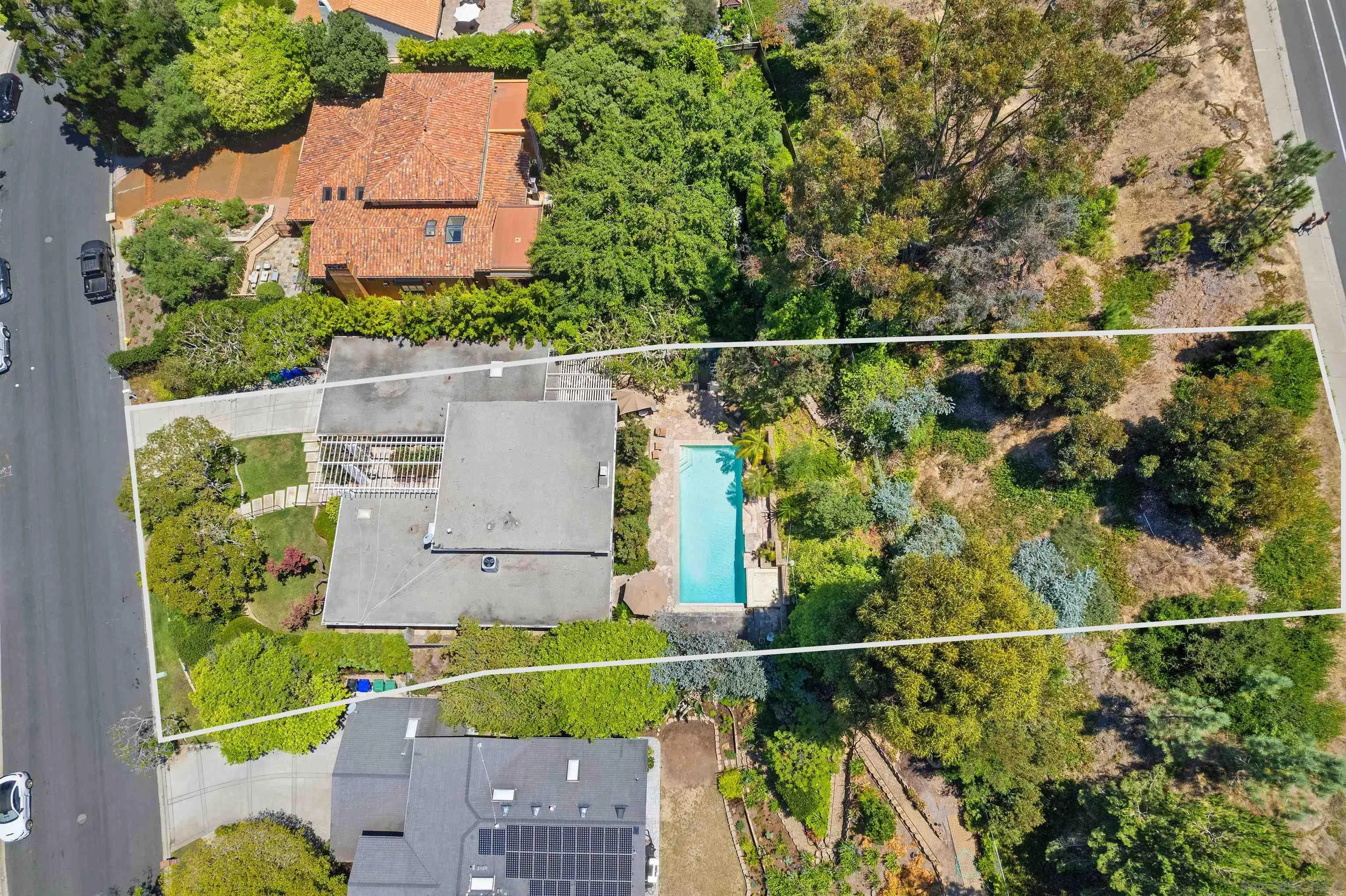 6729 Avenida Andorra La Jolla, CA 92037 - Photo 24 of 27 an aerial view of house with a yard