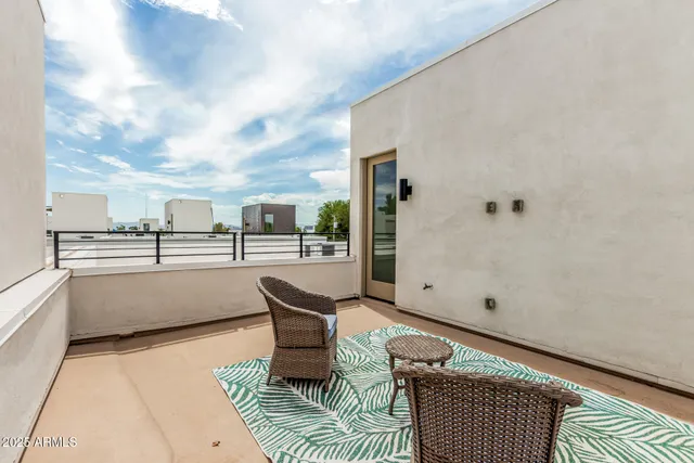 a view of outdoor space and seating area
