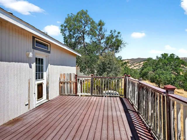 a view of a roof deck