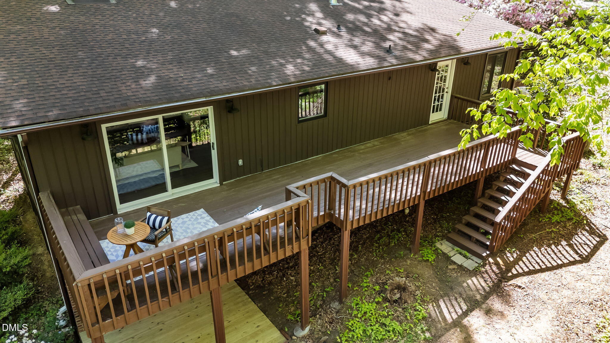 105 Barcliff Terrace Cary, NC 27518 - Photo 36 of 47 a view of balcony with wooden floor and fence
