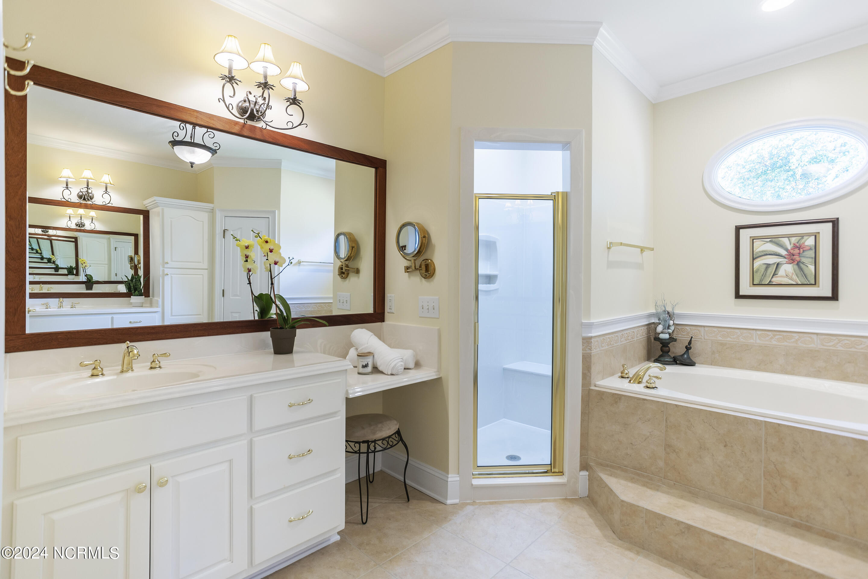 9266 Checkerberry Square Calabash, NC 28467 - Photo 16 of 46 Spa like primary bathroom