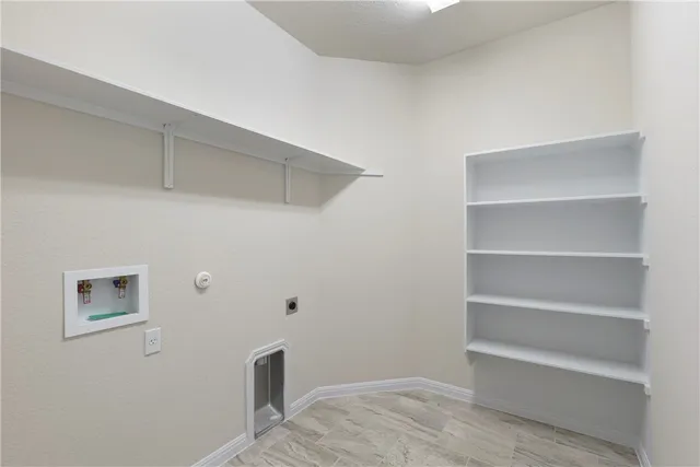 a view of an empty room