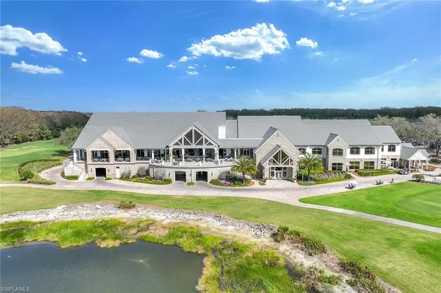 an aerial view of a swimming pool
