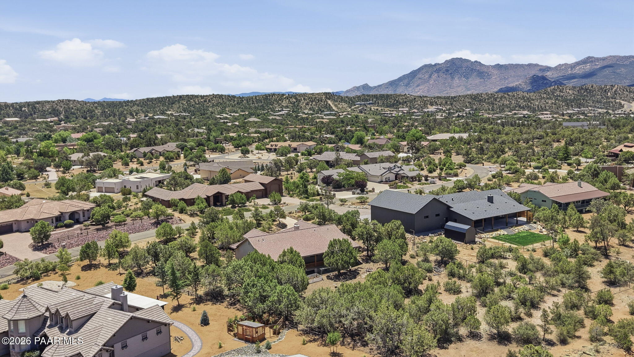 5625 Deer Spring Place Prescott, AZ 86305 - Photo 48 of 58 49-Aerial Back 2