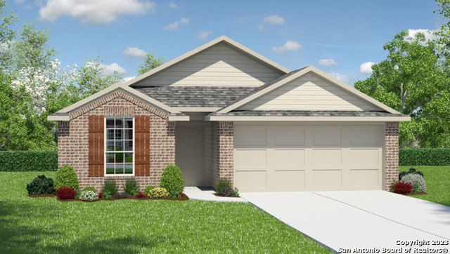 804 Red River Cibolo, TX 78108 - Photo 1 of 1 a front view of a house with a yard and garage