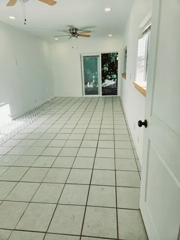 a view of an outdoor space with a street