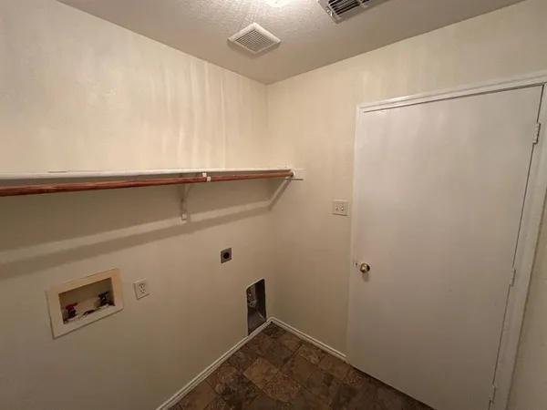 a close view of utility room