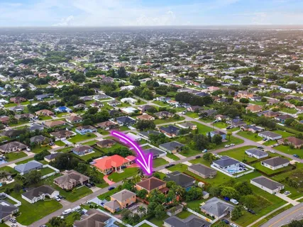 an aerial view of city