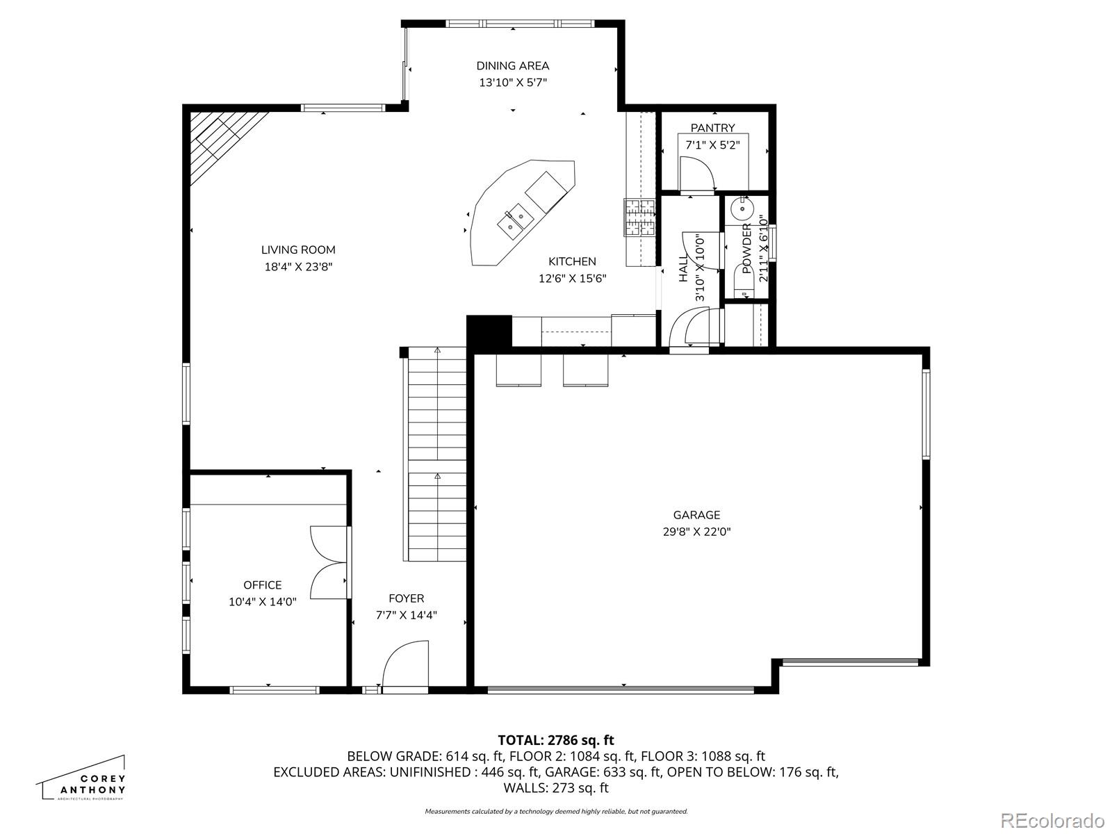 1444 Sidewinder Circle Castle Rock, CO 80108 - Photo 37 of 40 a picture of a wall with a white wall and a white wall