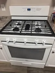a close view of stove