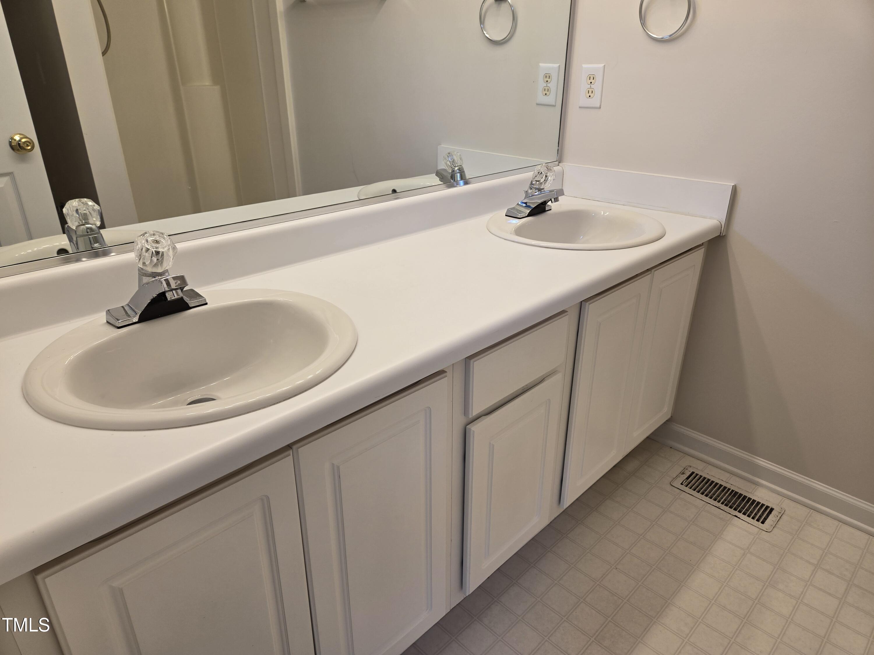 288 Rosa Circle Willow Spring, NC 27592 - Photo 11 of 19 a bathroom with a sink and a mirror