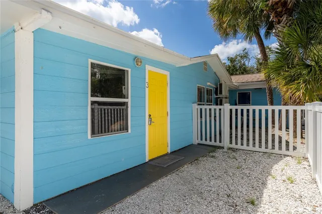 a view of front door of house