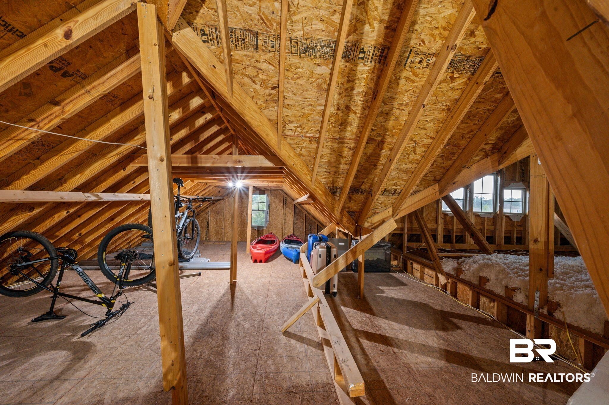 418 Fortune Drive Fairhope, AL 36532 - Photo 56 of 63 Unfinished attic featuring a wealth of natural light