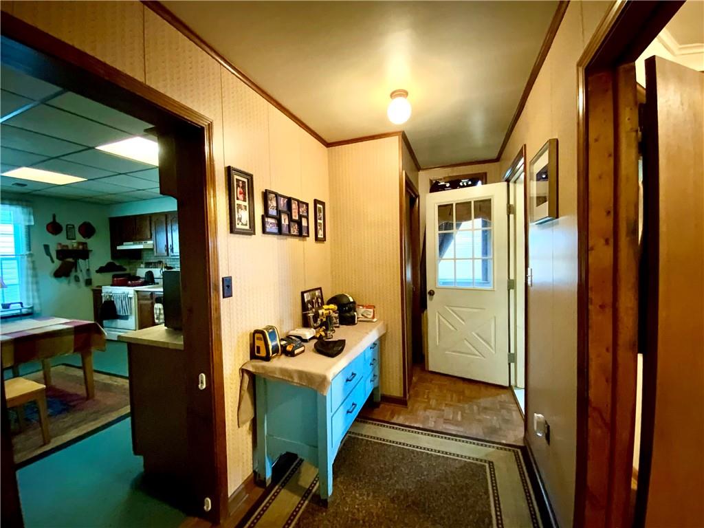 323 Prestley Road Bridgeville, PA 15017 - Photo 6 of 22 Hall from back entrance on first floor