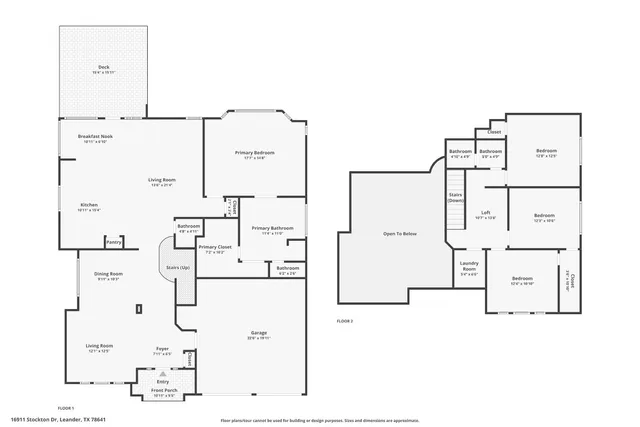 $462,500 | 16911 Stockton Drive, Leander, TX 78641