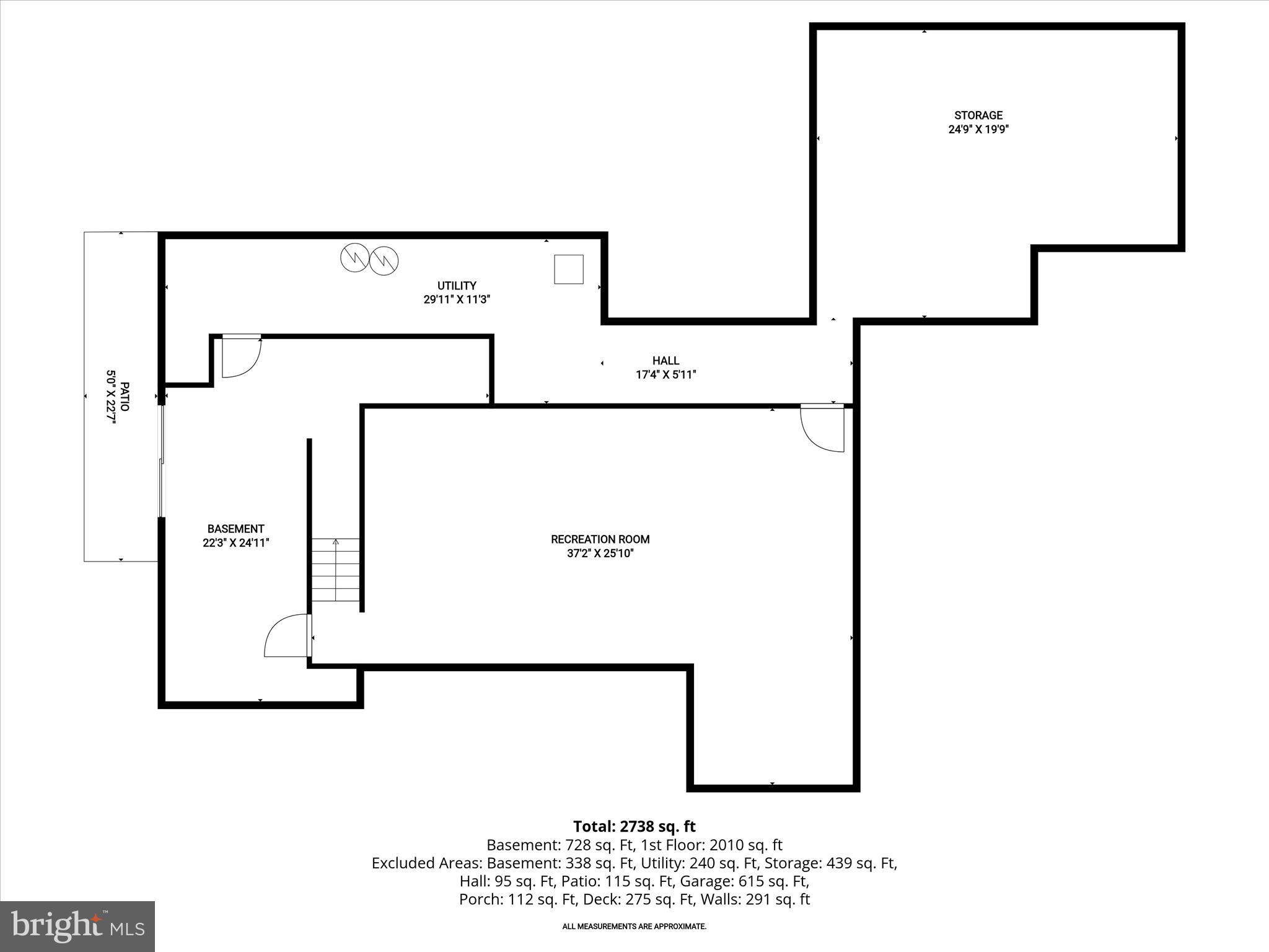 6735 Mink Hollow Road Highland, MD 20777 - Photo 57 of 58 1st_floor_6735_mink_hollow_road_highland_with_dim