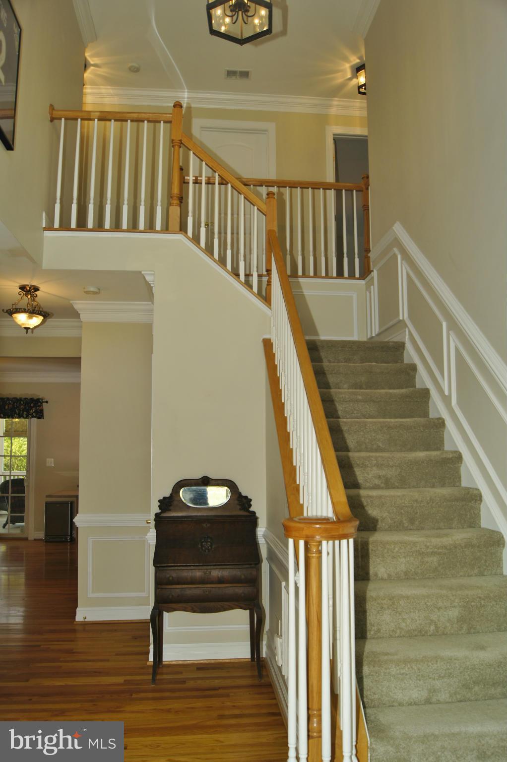 17201 Hardy Road Mount Airy, MD 21771 - Photo 3 of 27 Two Story Foyer with Open Oak Staircase