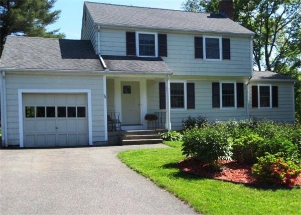 36 Charlesdale Road Medfield, MA 02052 - Photo 1 of 17 a front view of a house with garden
