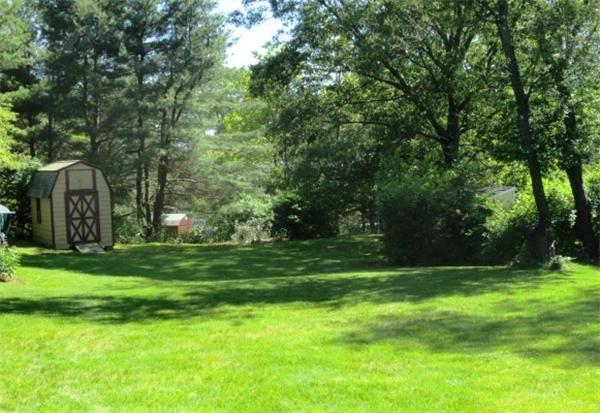 36 Charlesdale Road Medfield, MA 02052 - Photo 16 of 17 a view of a backyard with large trees